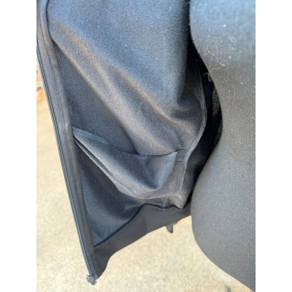 Adidas Primegreen Essentials Warm-Up Slim 3-Stripes Track Jacket Womens Black M - Picture 11 of 13